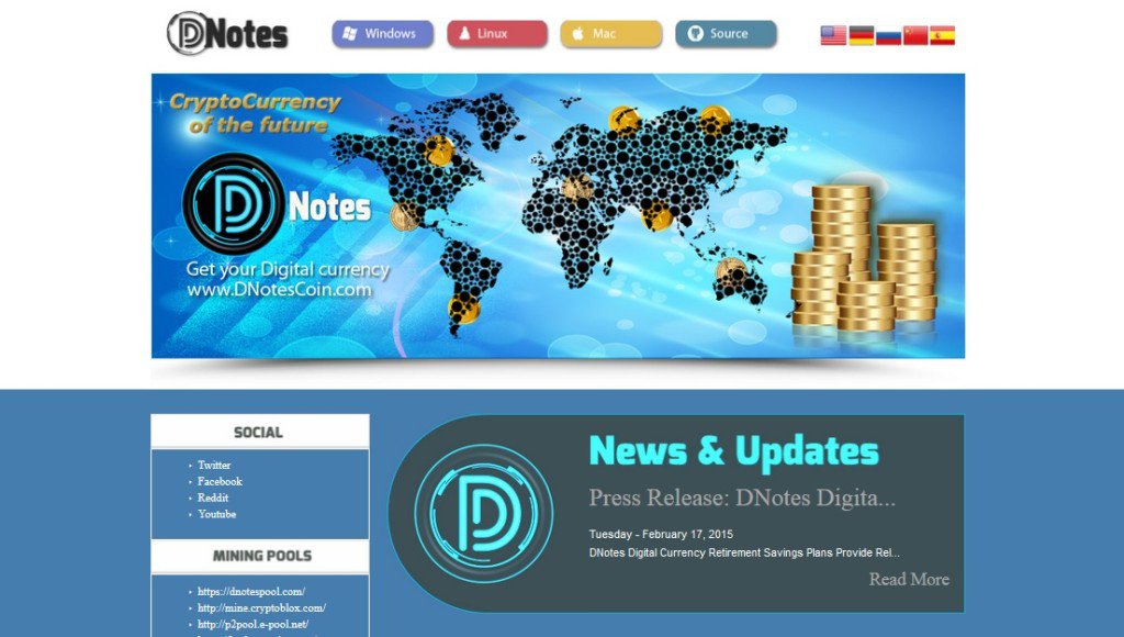 dnotes cryptocurrency